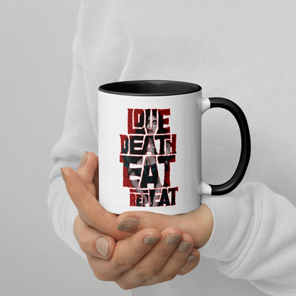 Love Death Eat Repeat Bloody Mug