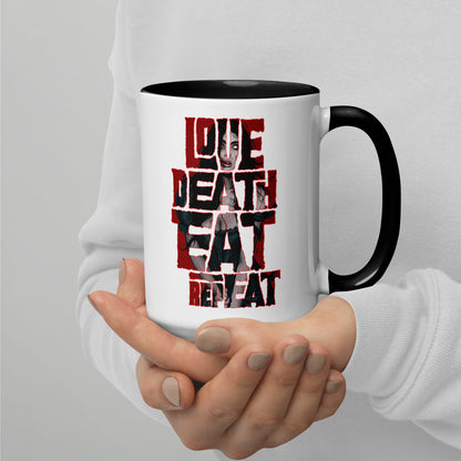 Love Death Eat Repeat Bloody Mug