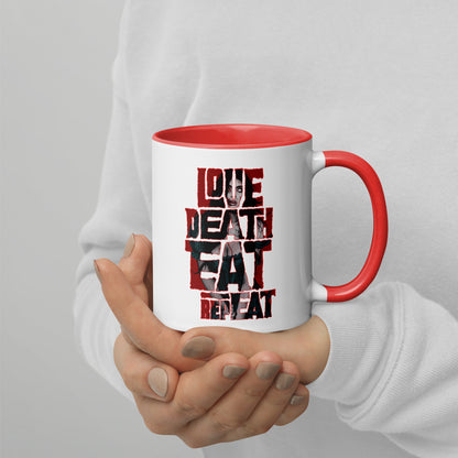 Love Death Eat Repeat Bloody Mug